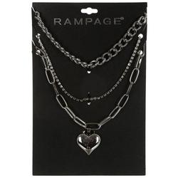 3 Pk Valentine's Fashion Necklaces