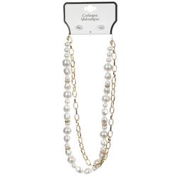 2 Pr Pearl Earring & Necklace Set