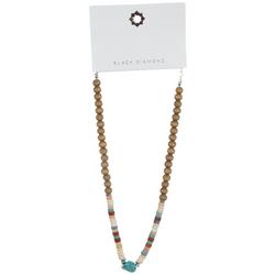 Varied Bead and Turquoise Necklace
