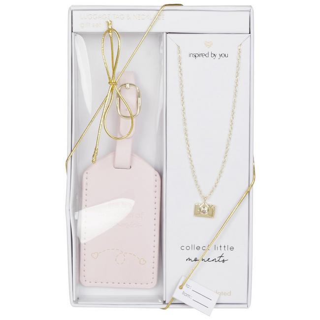luggage tag necklace