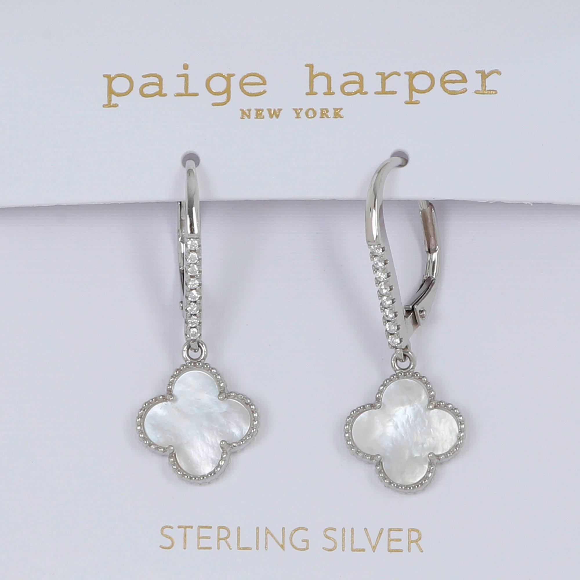 Sterling Silver Clover Earrings