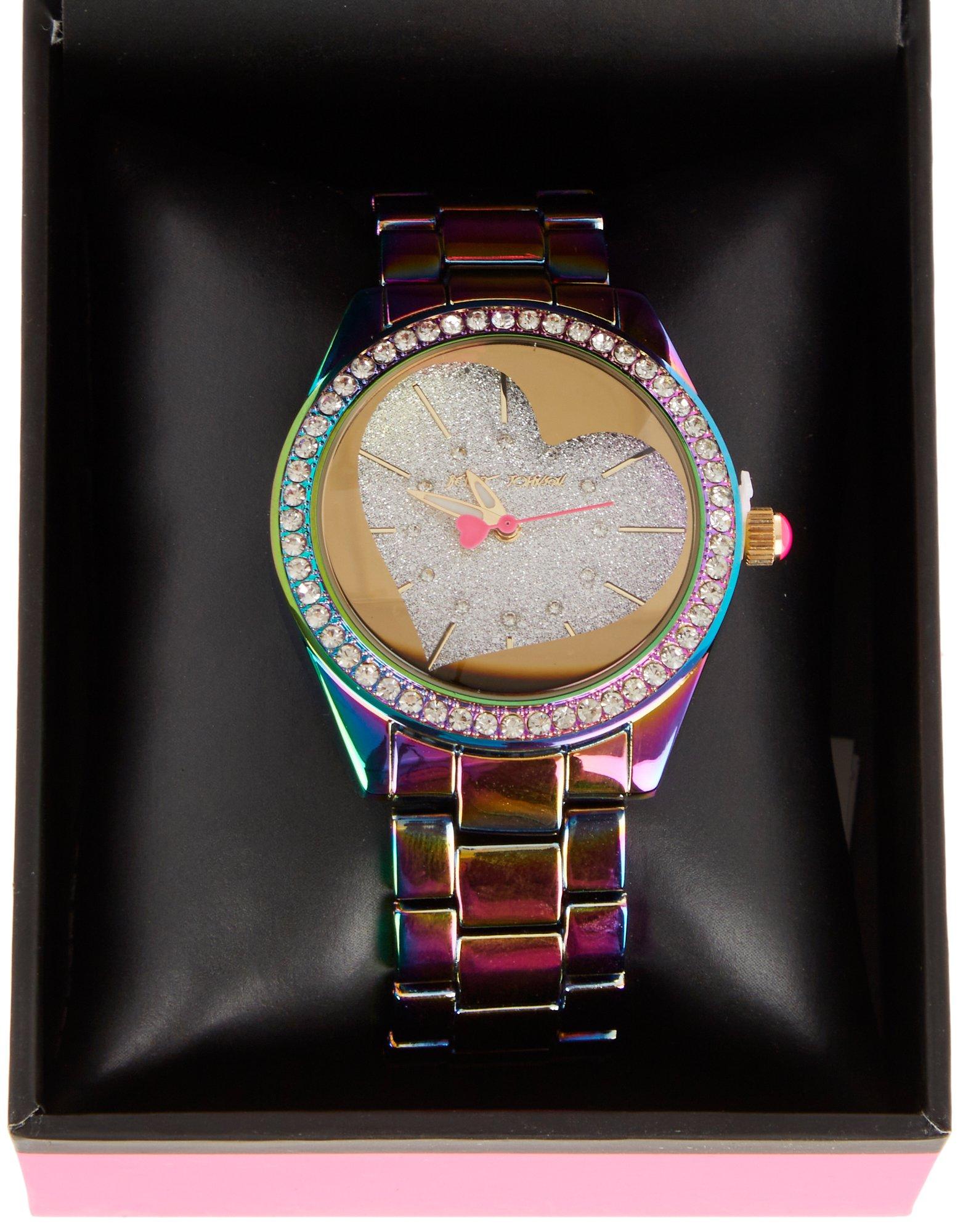 Betsey johnson clearance rainbow watch