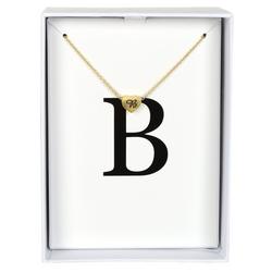 B Pendant Necklace