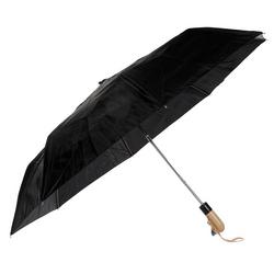 Solid Duck Handle Automatic Umbrella - Black