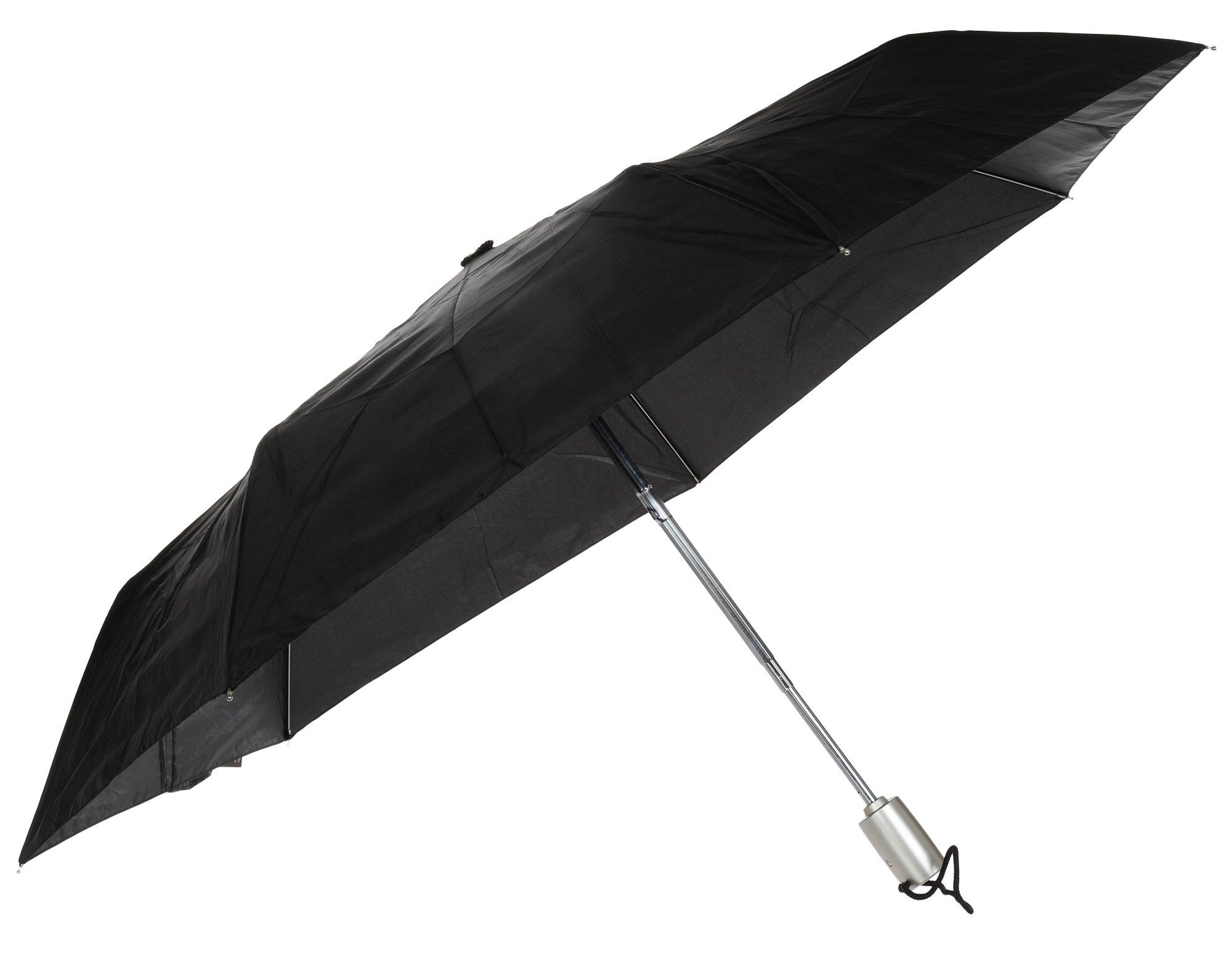 Solid Automatic Umbrella - Black