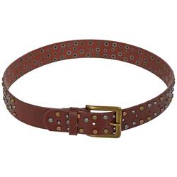 Women's Studded Leather Belt