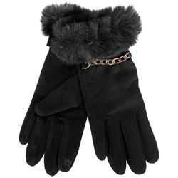 Faux Fur Lined Women's Winter Tech Touch Gloves