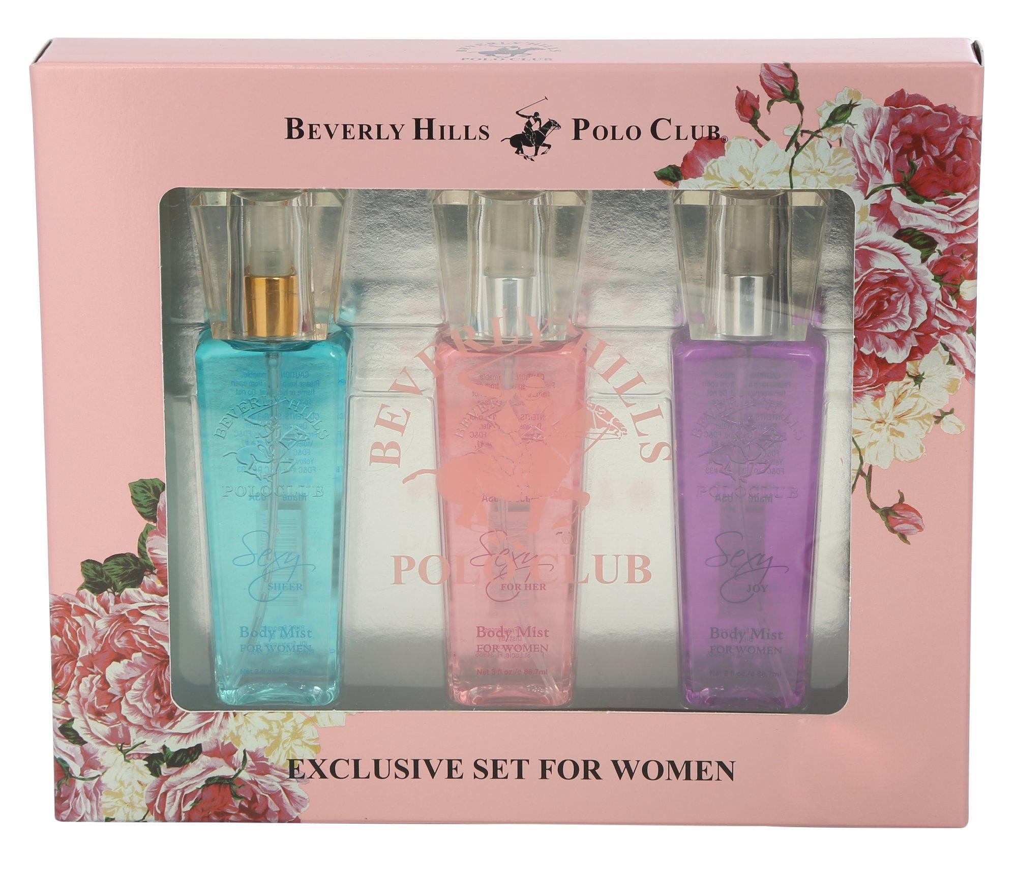 3 Pk For Her Body Mists