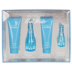 4 Pc Cool Water Fragrance Set For Her