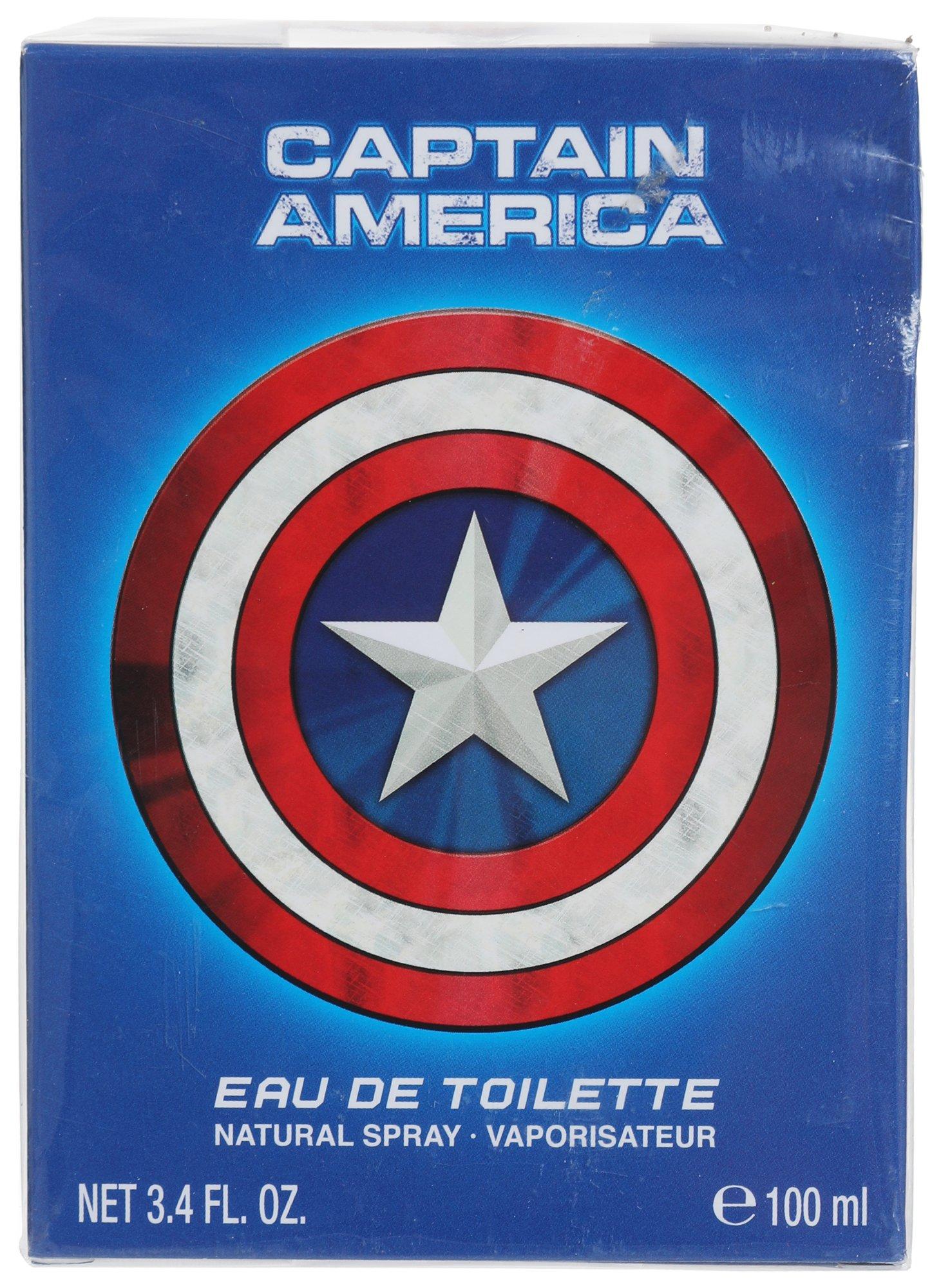 3.4 oz Captain American Eau De Toilette For Him