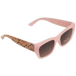Women's Two Toned Square Sunglasses - Pink