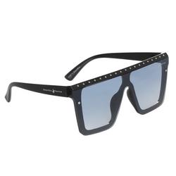 Women's Studded Square Frame Sunglasses - Black