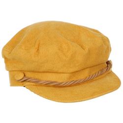 Women's Solid Ribbed Cabbie Hat - Yellow