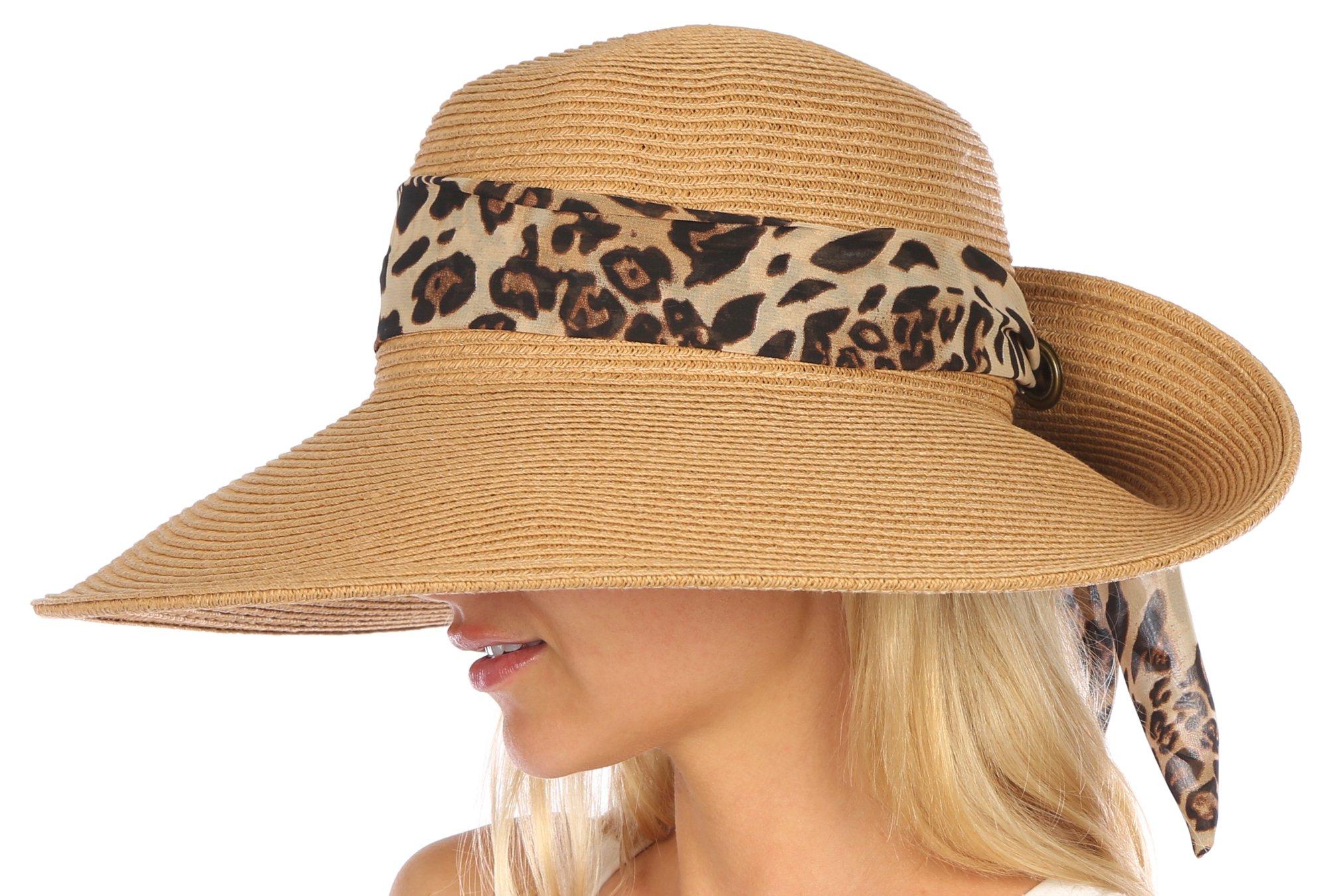 Women's Cheetah Sun Hat