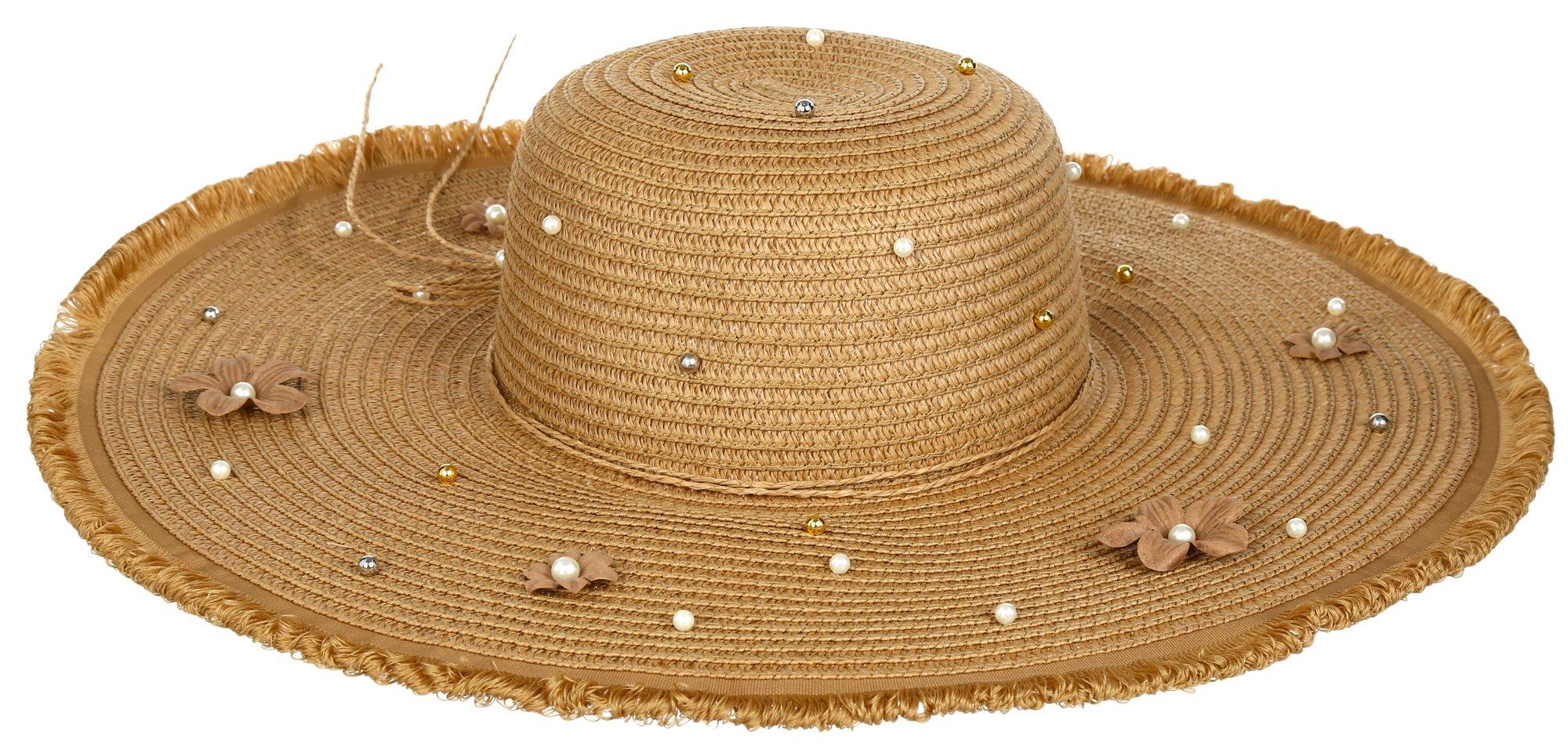 Women's 3D Floral Straw Hat
