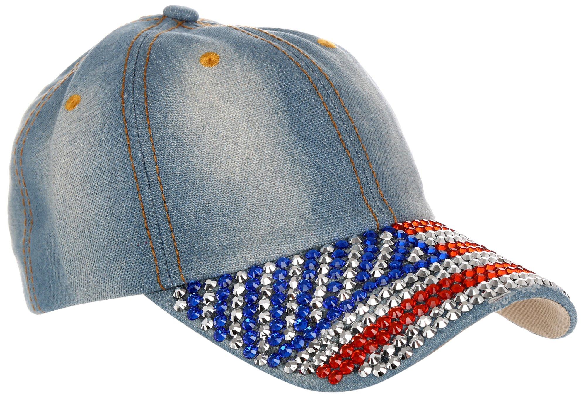 Women's Rhinestone Americana Hat