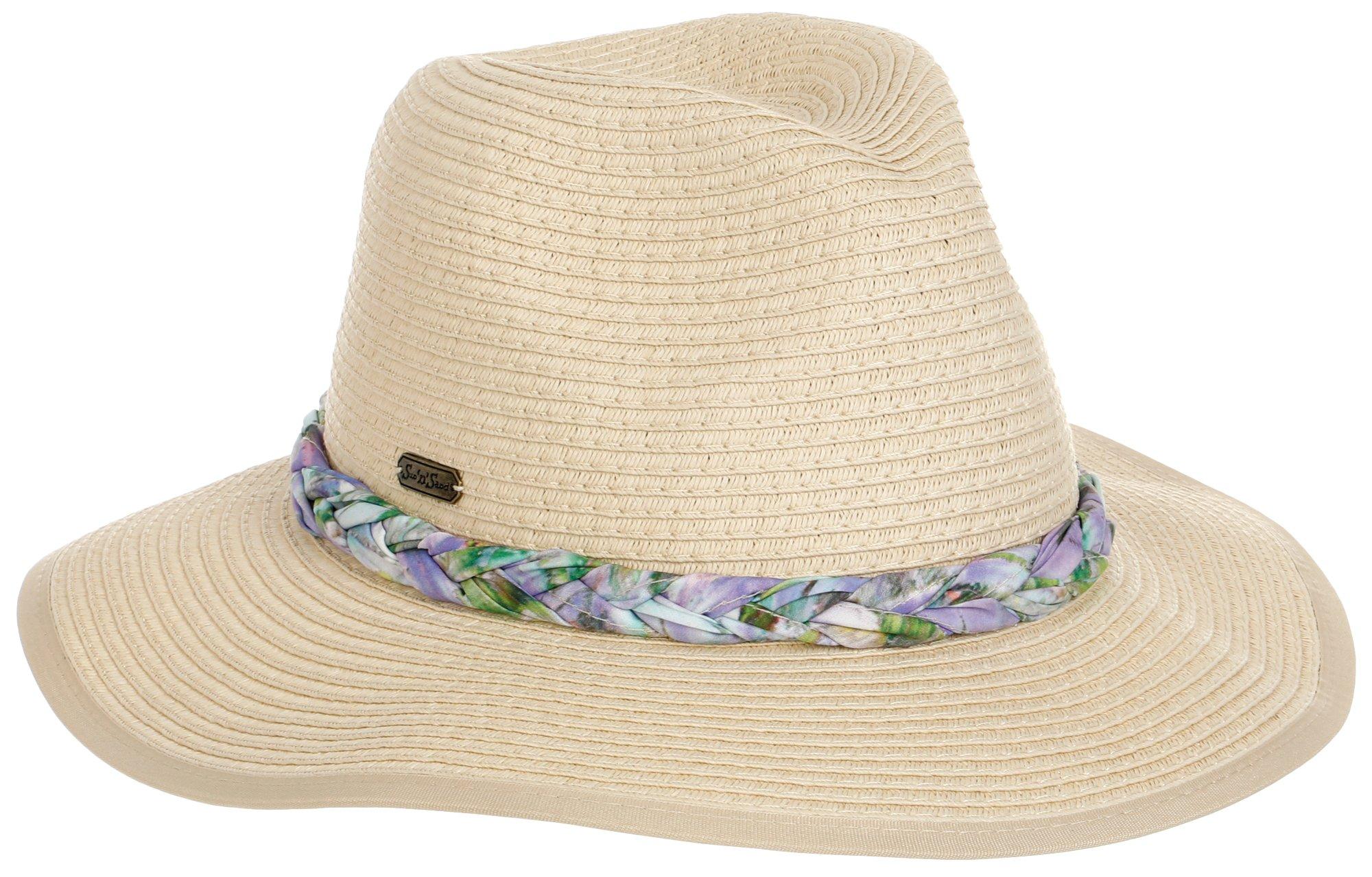 Women's Purple Panama Sun Hat