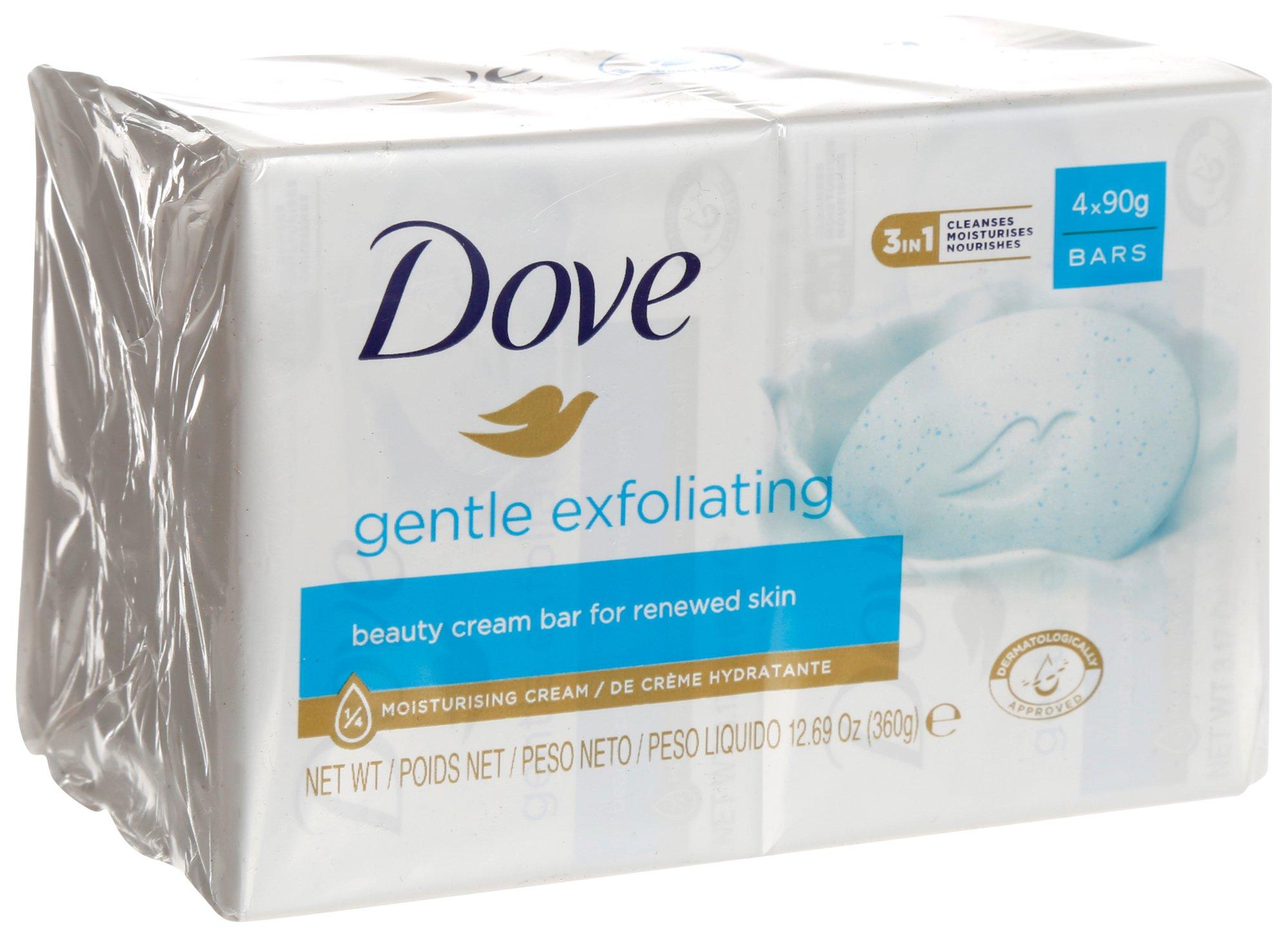 4 Pk Gentle Exfoliating Soap Bars