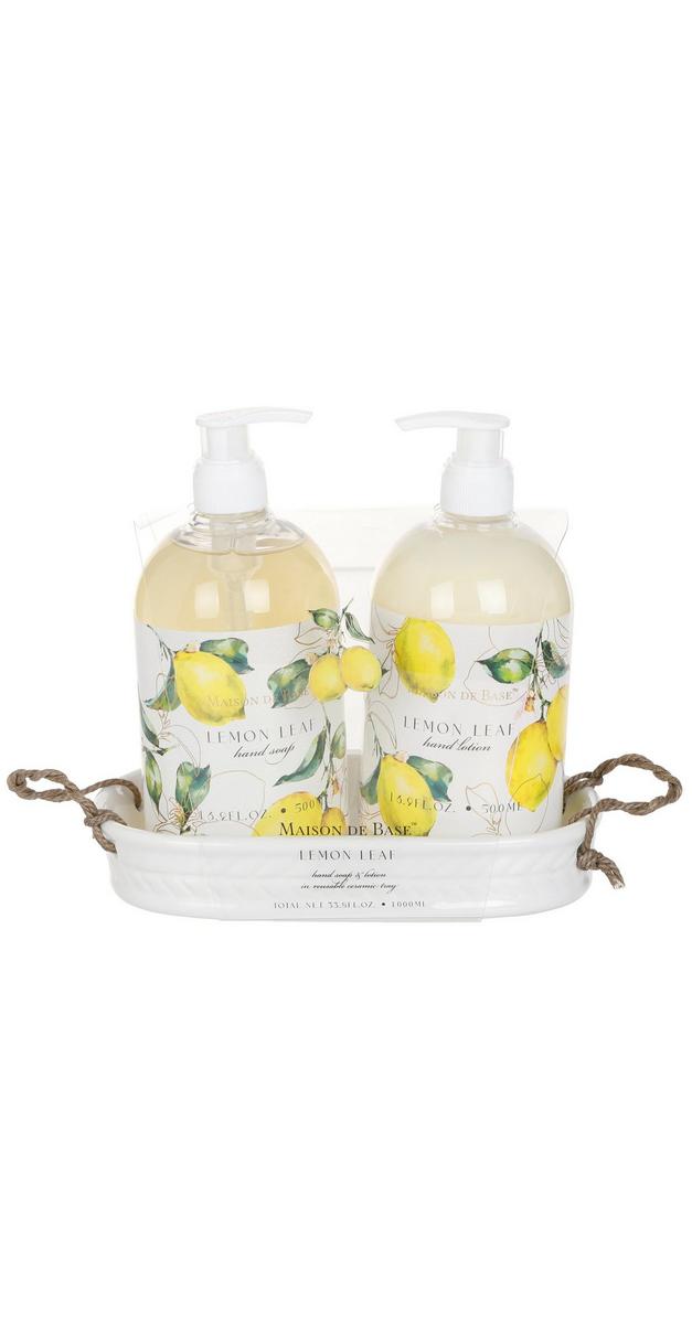 33 oz Lemon Leaf Hand Soap and Lotion Set bealls