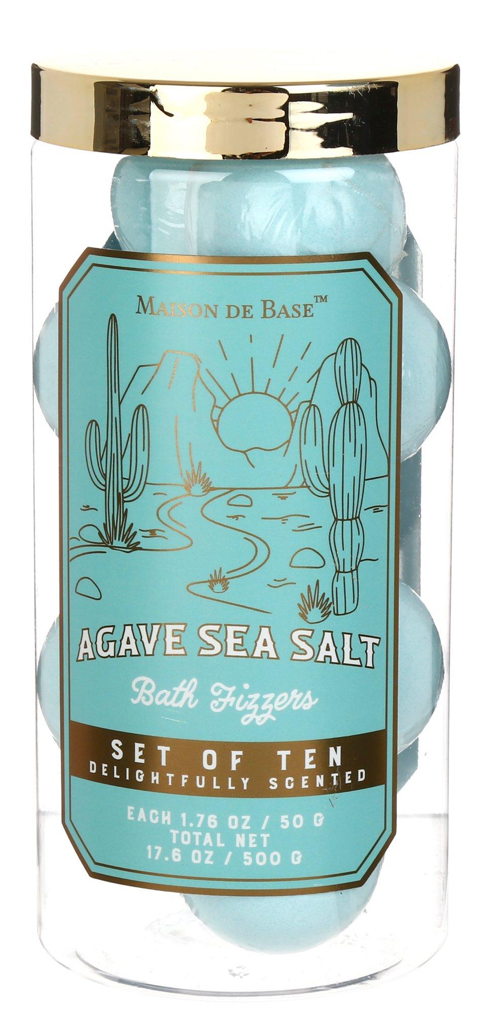 10 Pk Agave Sea Salt Bath Frizzers
