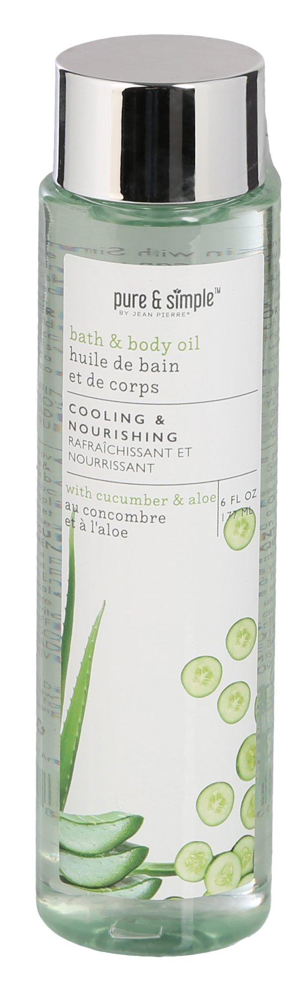 6 oz Cucumber & Aloe Bath & Body Oil
