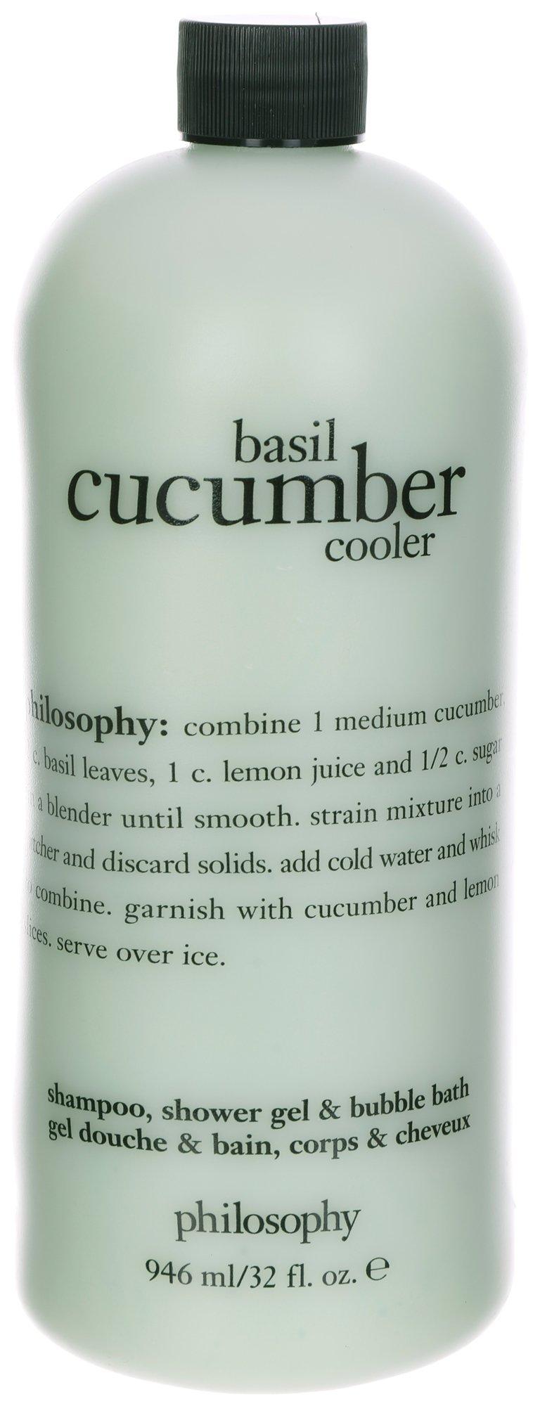 32 oz. Basil Cucumber Cooler Shower Gel