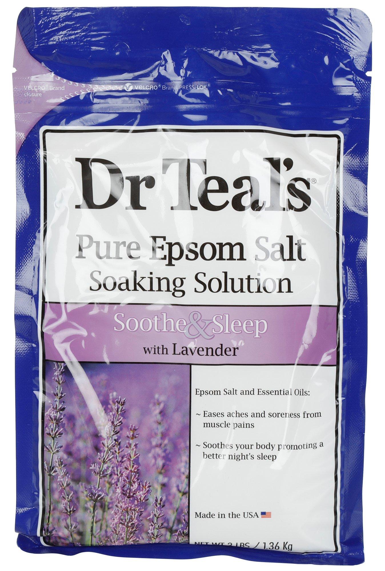 3 lbs Soothe & Sleep Pure Epsom Salt Soaking Solution