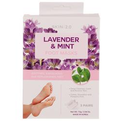 3 Pk Lavender & Mint Foot Masks