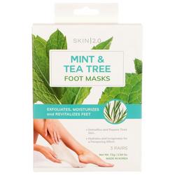 3 Pk Mint & Tea Tree Foot Masks