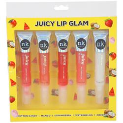 5 Pc Juicy Lip Glam Shimmer Set