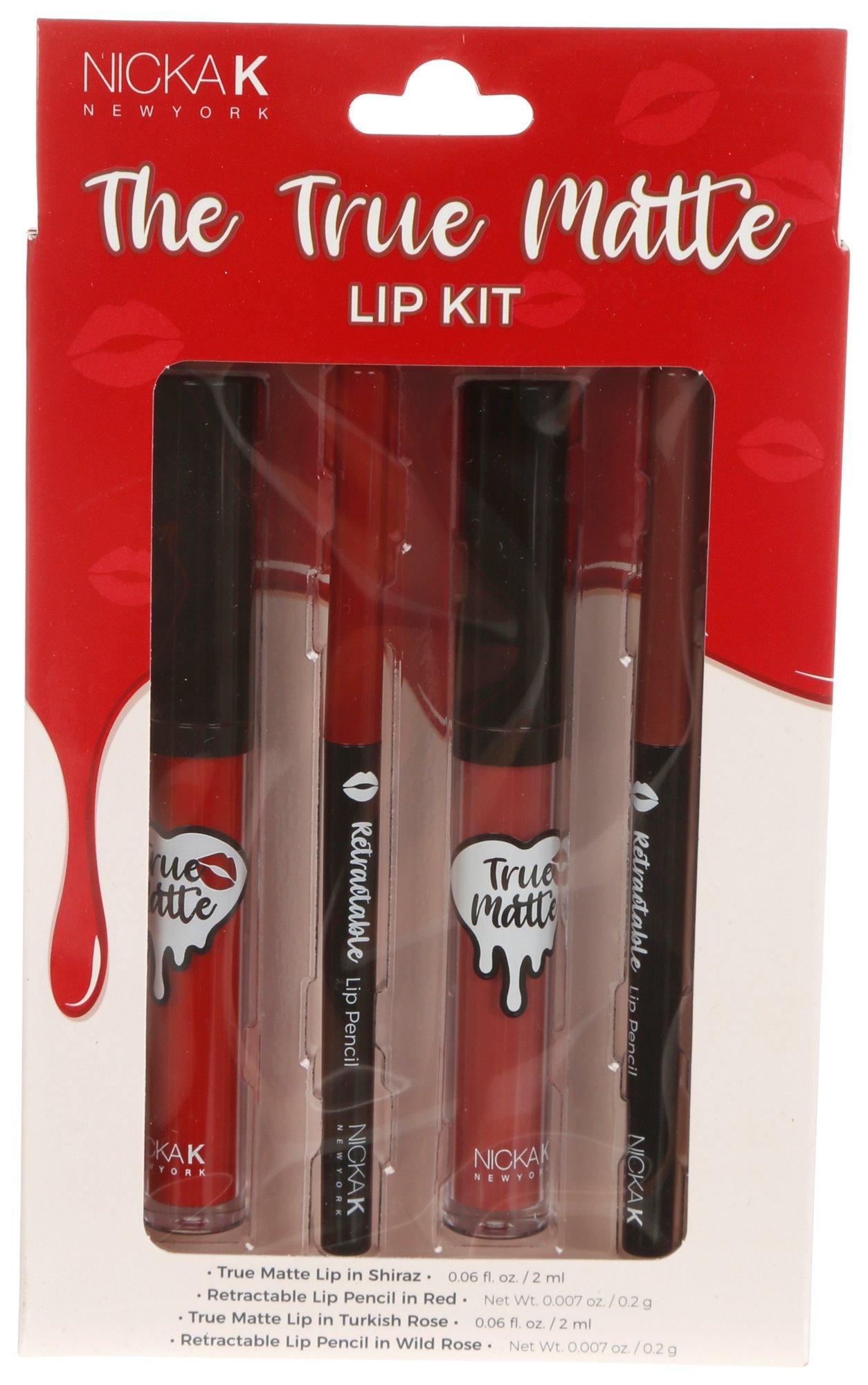 4 Pc The True Matte Lip Kit