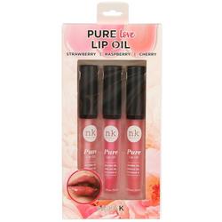 3 Pk Pure Love Lip Oils