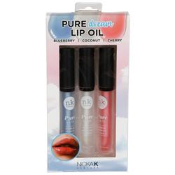 3 Pk Pure Dream Lip Oils