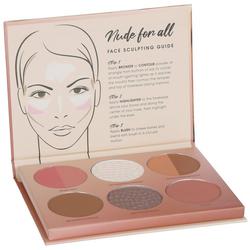 6 Shade Nude For All Face Palette
