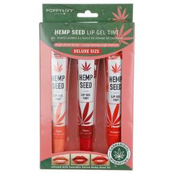 3 Pk Hemp Seed Lip Gel Tint