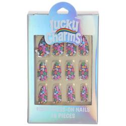 18 Pc Lucky Charms St. Patrick's Day Press On Nails