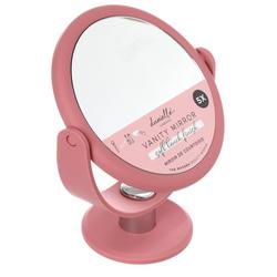 Soft Touch Finish Vanity Mirror - Pink