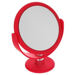 9 Round Vanity Mirror - Red