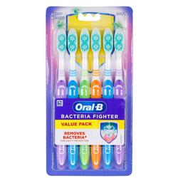 6 Pk Bacteria Fighter Toothbrushes