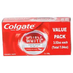 2 Pk Visible White Toothpaste