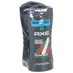 2 Pk 3-In-1 Axe Body Wash