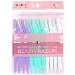 12 Pk Beauty Razors - Multi