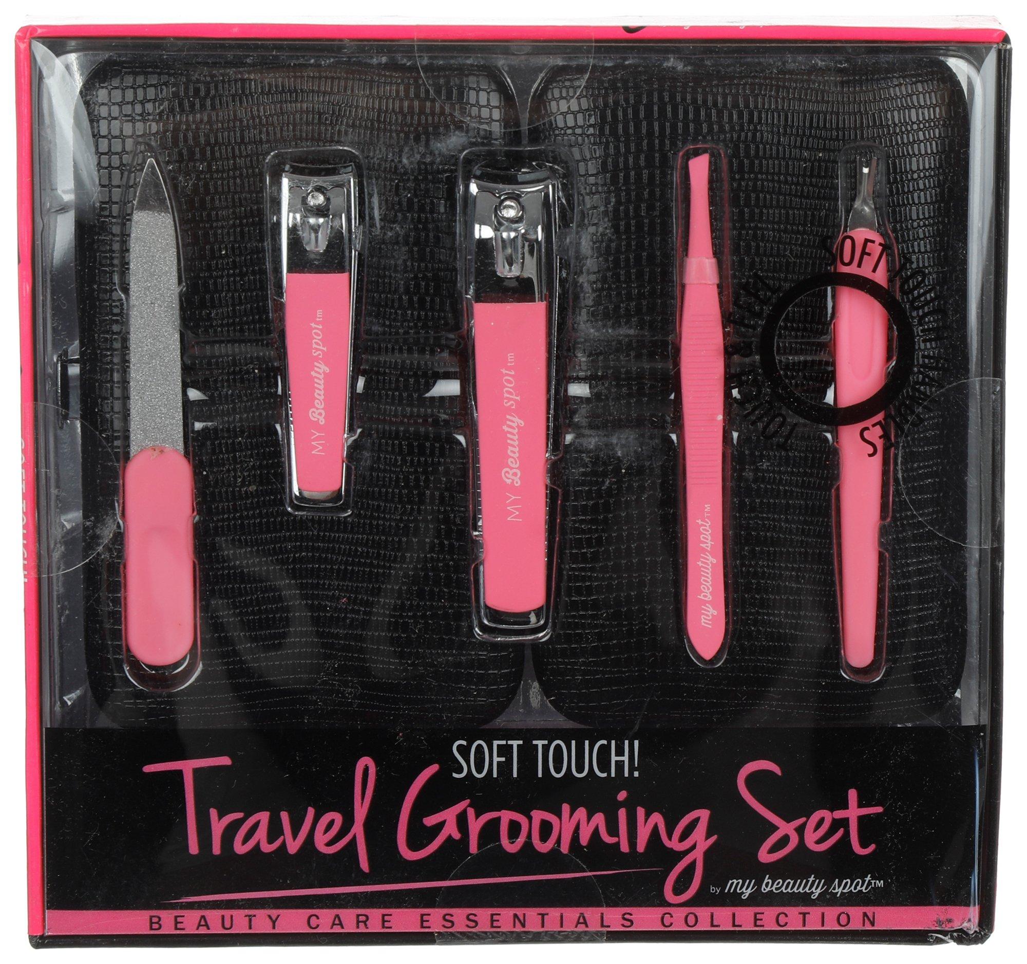 6 Pc Travel Grooming Set