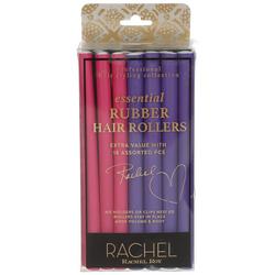 18 Pk Essential Rubber Hair Rollers