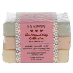 3 Pk The Strawberry Collection Bar Soap Set