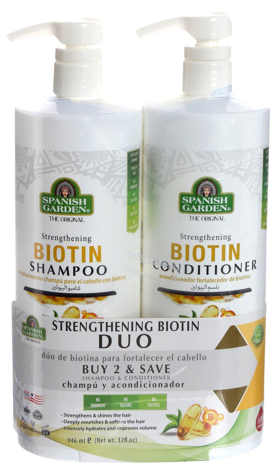 2 Pc Strengthening Biotin Hair Care Set