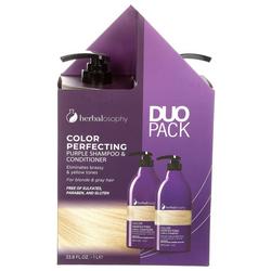 2 Pc Color Perfecting Purple Shampoo & Conditioner Set