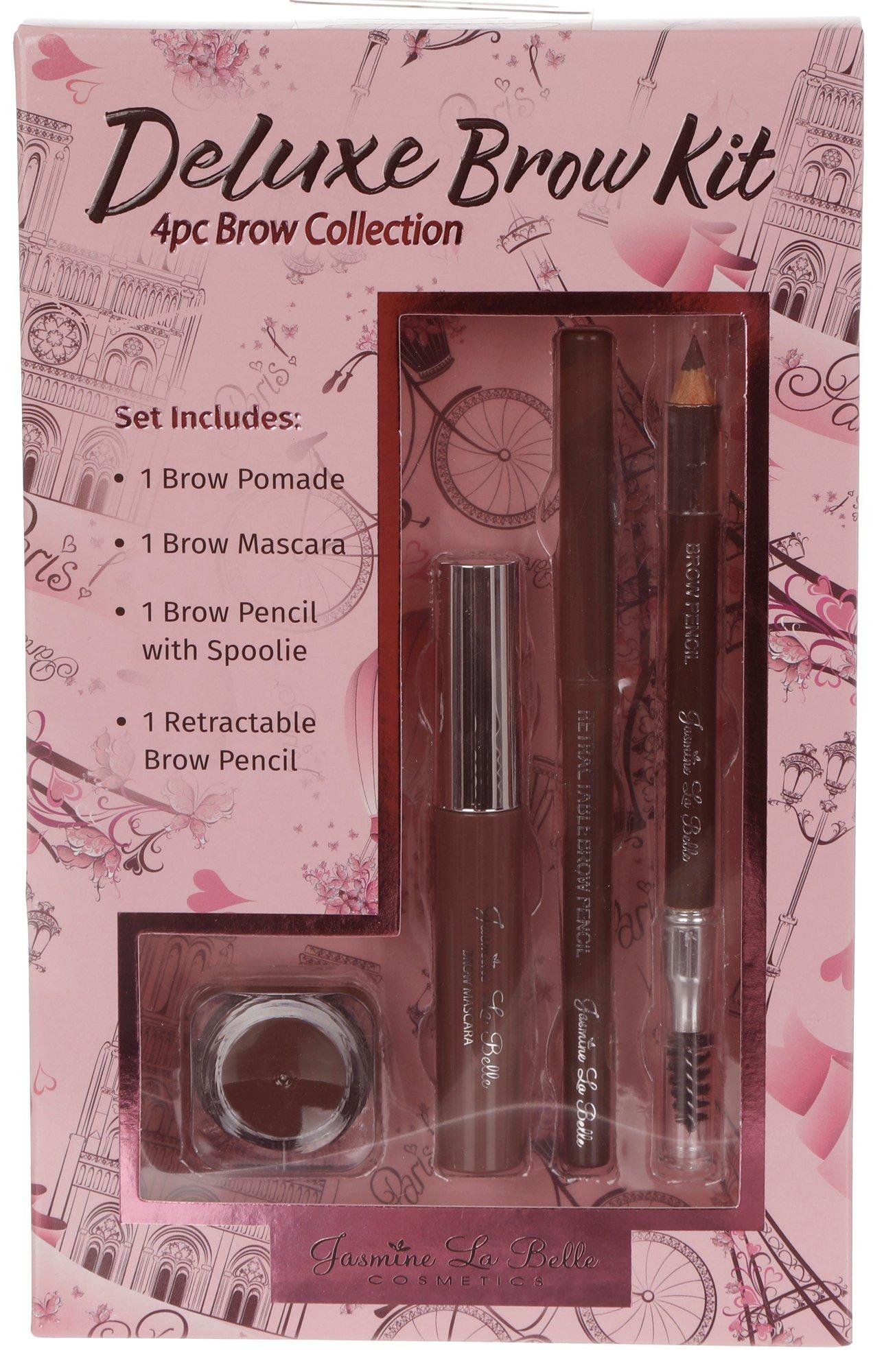 4 Pc Deluxe Brow Kit - Brown