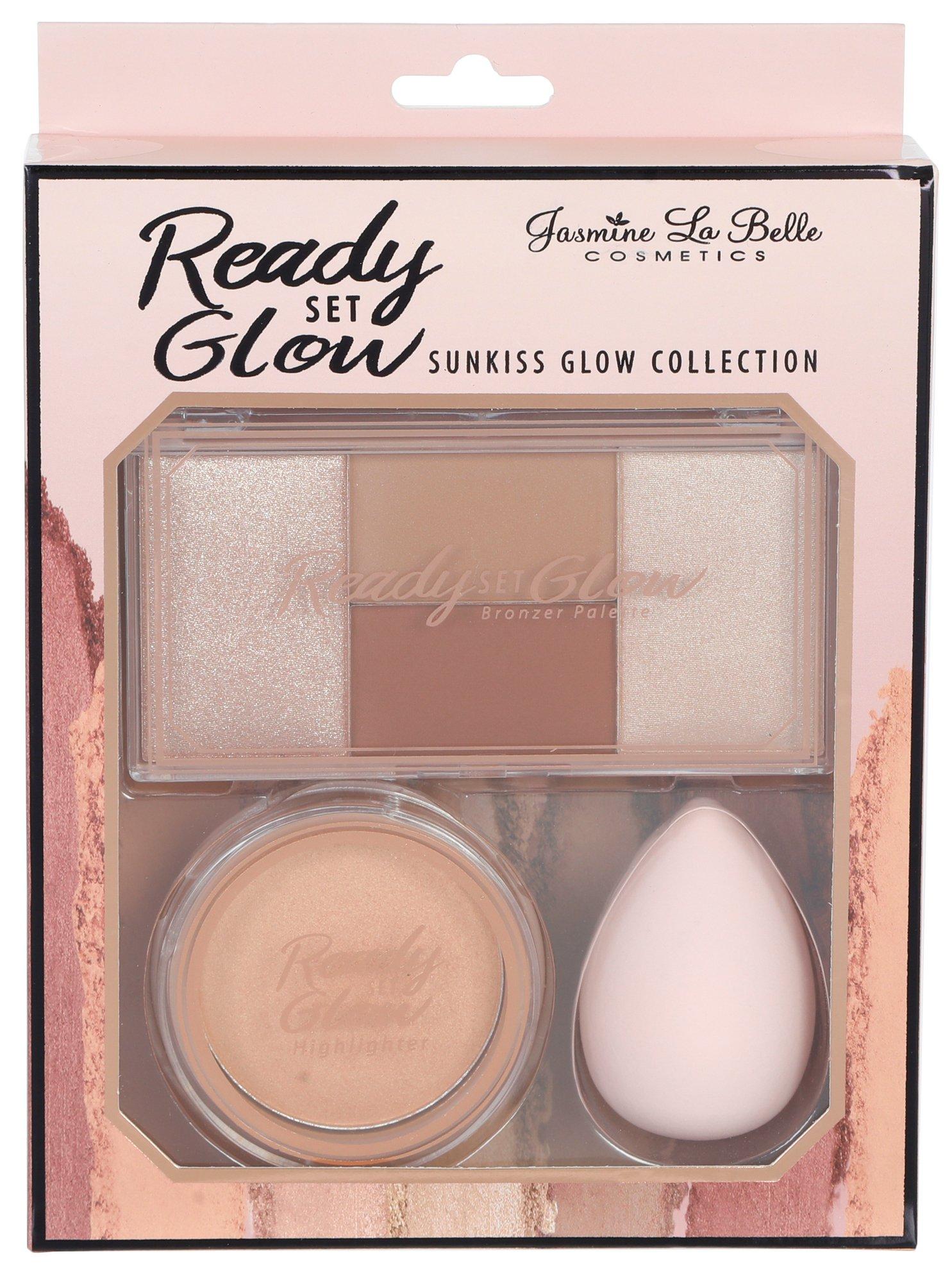 3 Pc Ready Set Go Glow Makeup Collection