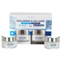 2 Pc Hyaluronic & Collagen Day & Night Cream Set